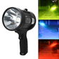 100000 Lumen Genopladelig LED Spotlight Lommelygte