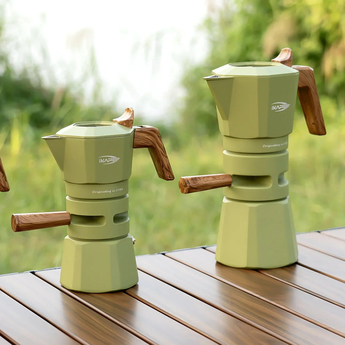 Espressokande i aluminium