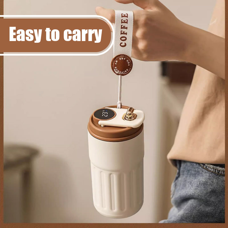 Kaffetermokande med temperaturvisning -  450ml