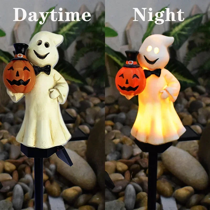 Halloween solcellelys udendørs dekoration