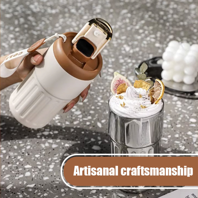 Kaffetermokande med temperaturvisning -  450ml