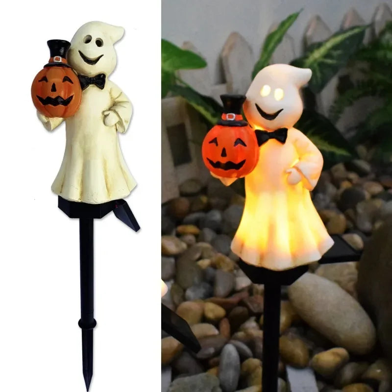 Halloween solcellelys udendørs dekoration