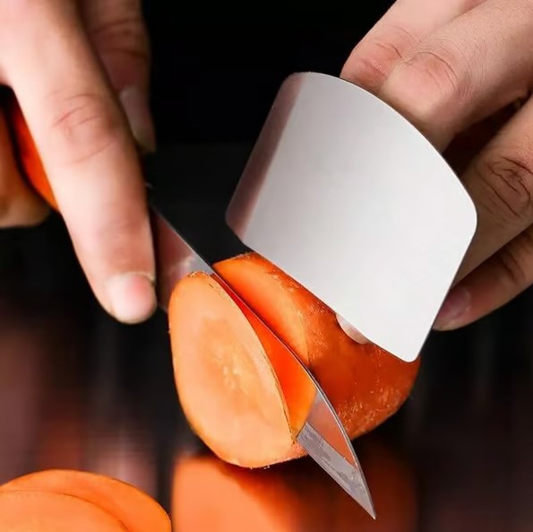 Fingerbeskytter i rustfrit stål, 3 dele, sæt