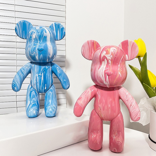 Personlig vinyl bamse kunstværk