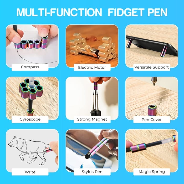 Magnetisk fidget-pen