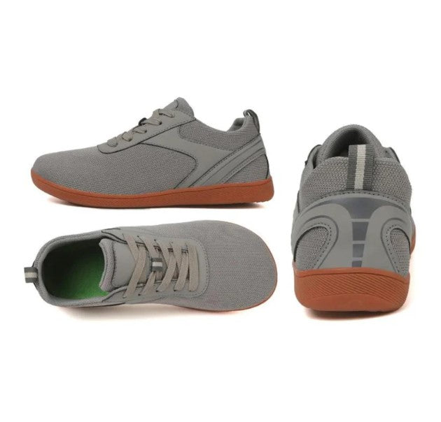 Barefoot Bred tåboks-Unisex koordinerende lærredssko