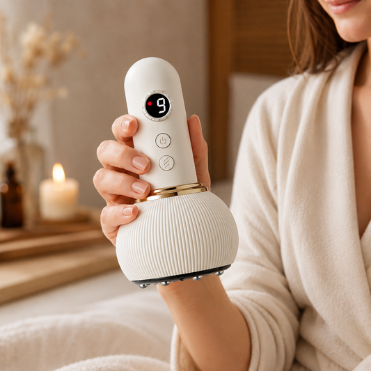 Elektrisk opvarmende Gua Sha-massager med 9 niveauer