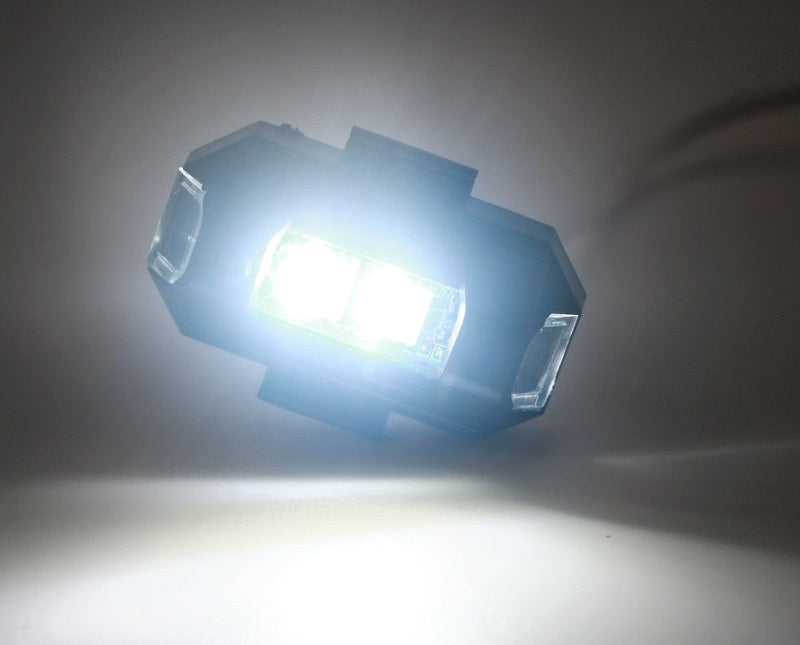 LED-advarselslampe mod kollision