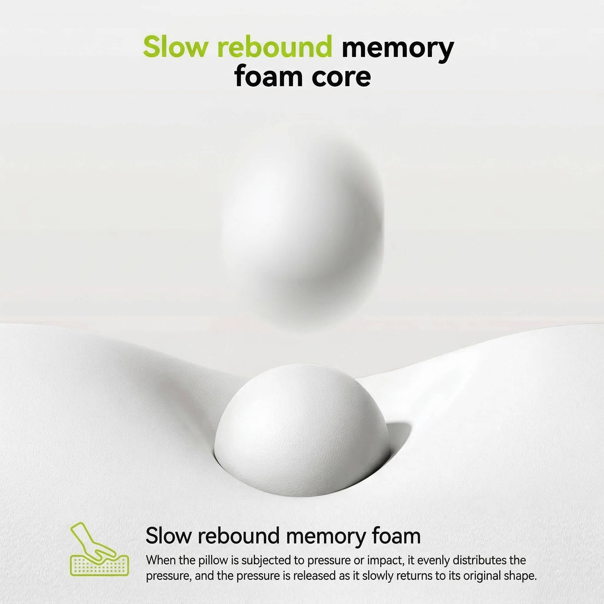 Nakkepude af memory foam til nakken