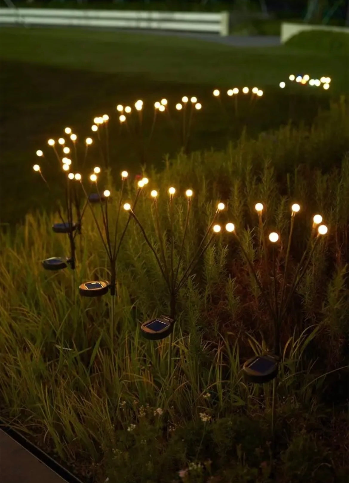 Dansende FireFly solcellelamper til haven