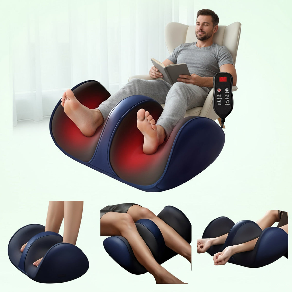Stor fodmassagemaskine