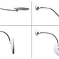 10X LED-spejl på sugekop