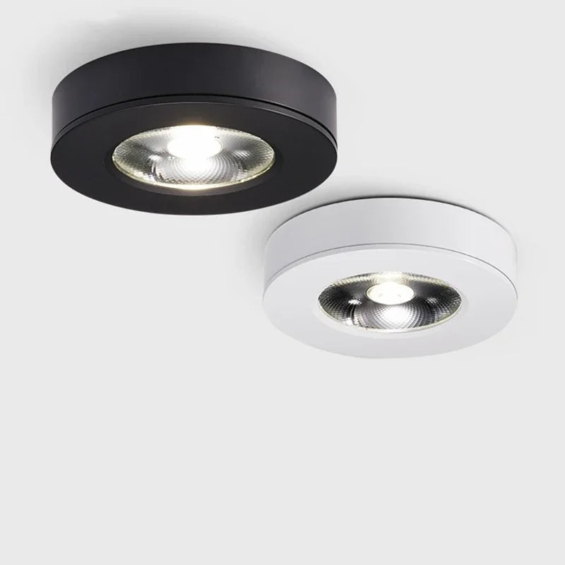 Ultratynd LED-downlight i aluminium med blændingsreducerende design