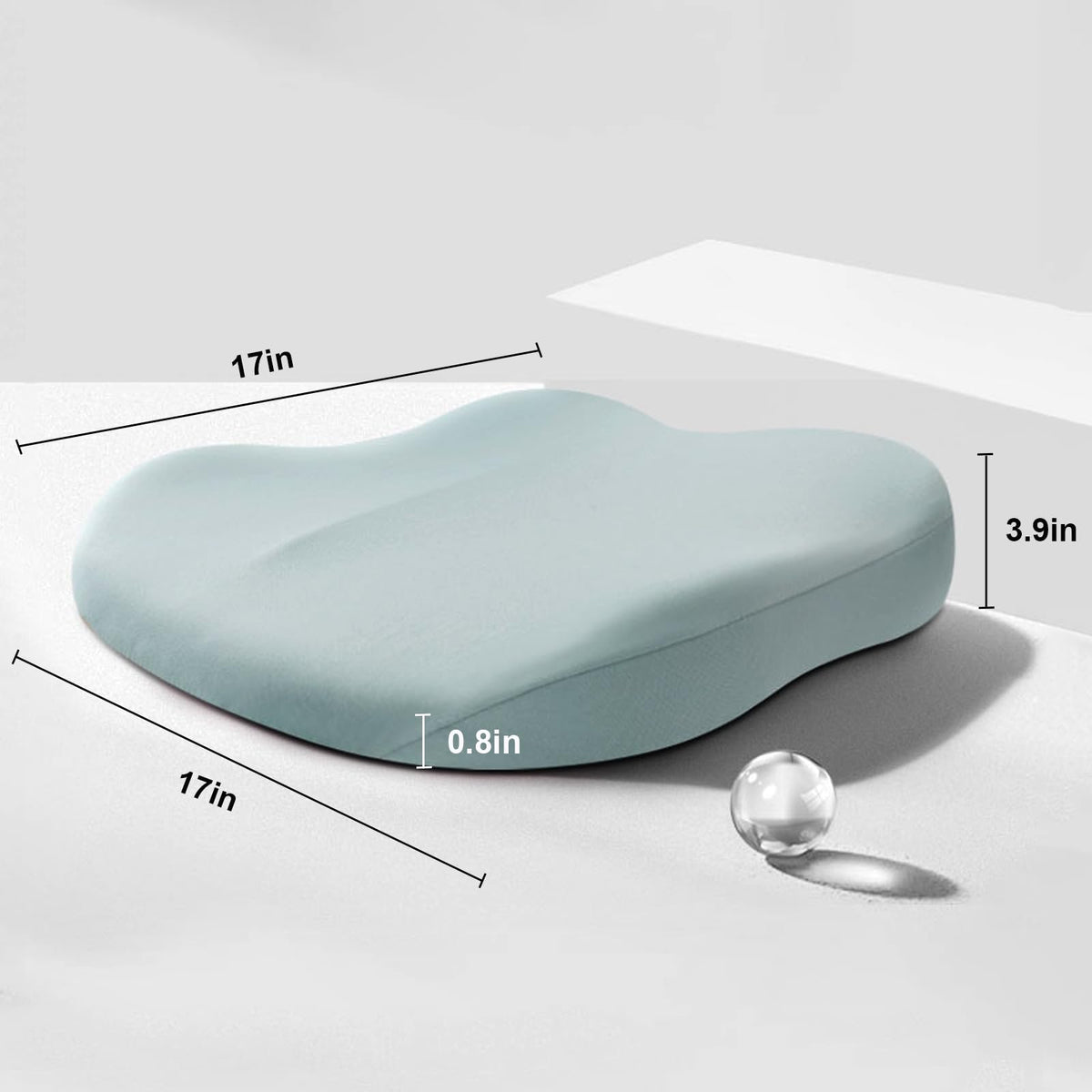 Sædepude til voksne i memoryskum