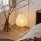 Japansk bordlampe af rispapir