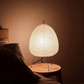 Japansk bordlampe af rispapir