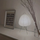 Japansk bordlampe af rispapir