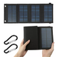 Foldbart solpanel med op til 12 W og 5 V USB-udgang