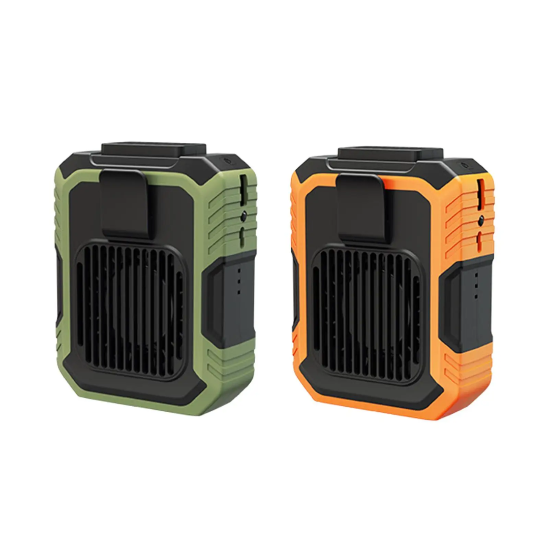 Bærbar miniventilator med clips, 3 hastigheder og 4000 mAh