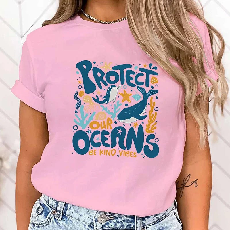 Beskyt vores Oceans T-shirt