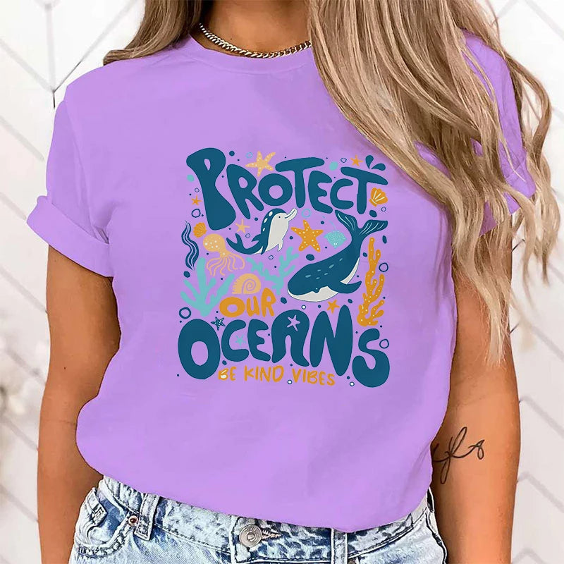 Beskyt vores Oceans T-shirt