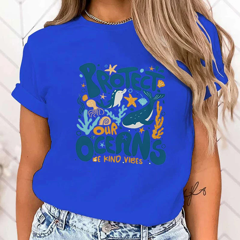 Beskyt vores Oceans T-shirt