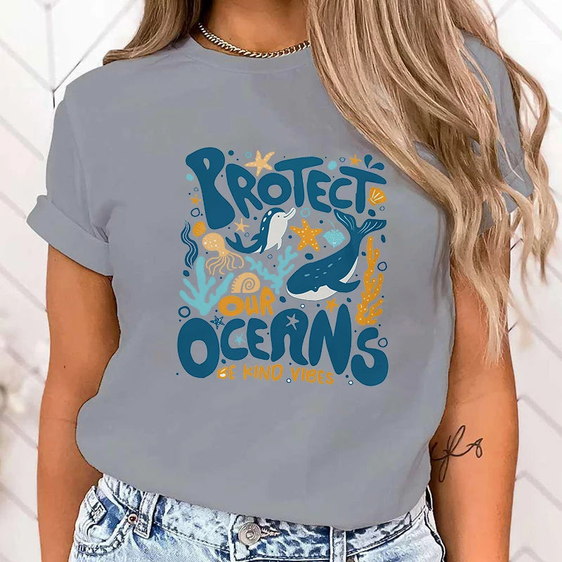 Beskyt vores Oceans T-shirt