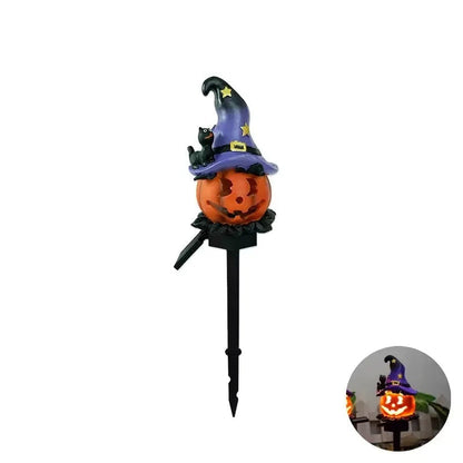 Halloween solcellelys udendørs dekoration