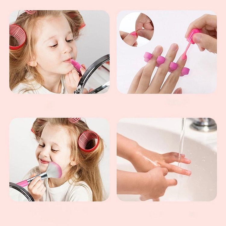 Vaskbar makeup og skønhedssæt til børn