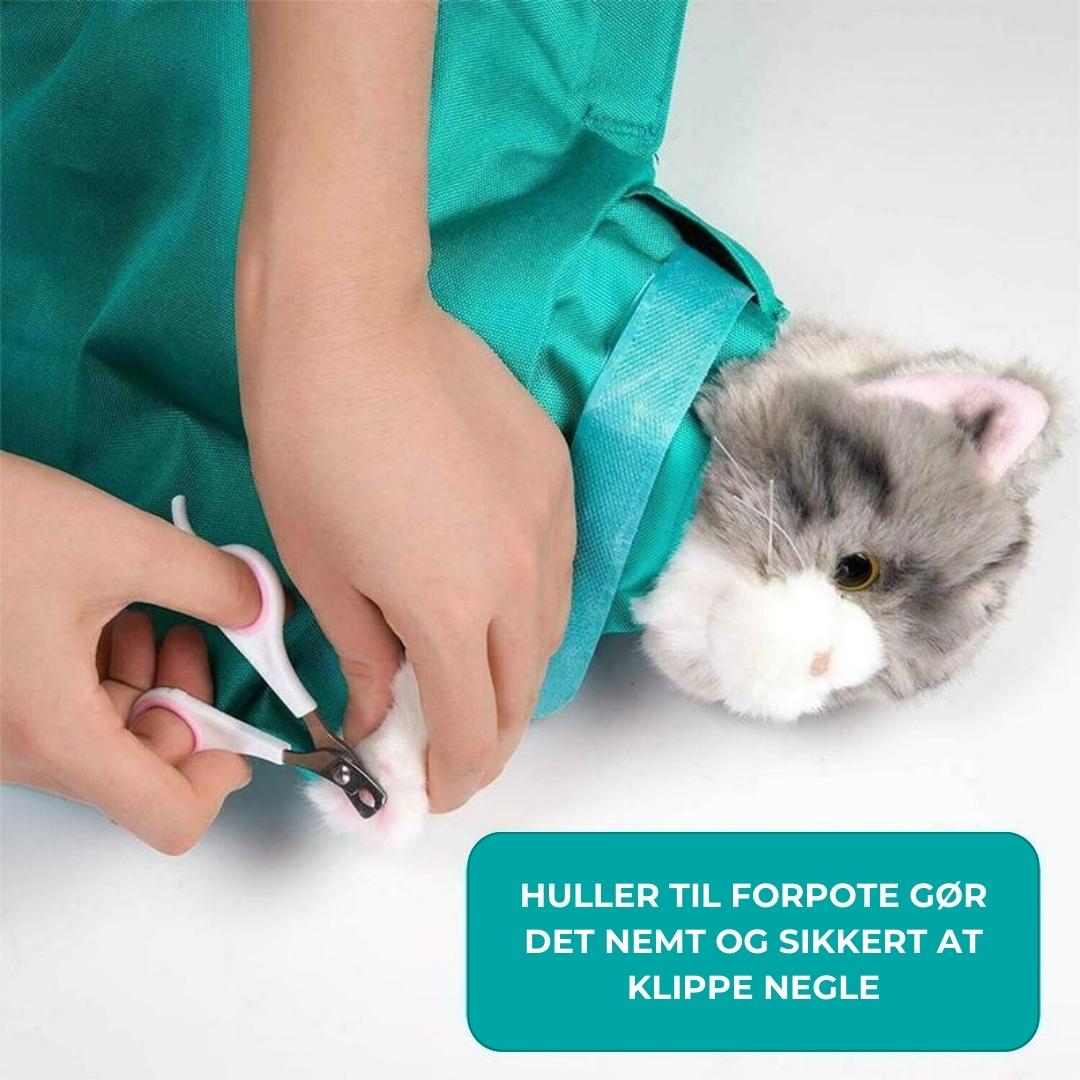 Rejsetaske til katte lavet af åndbart stof