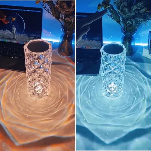 Krystal Diamant Bordlampe