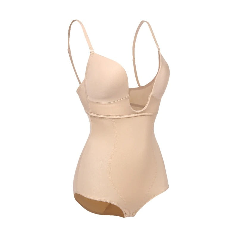 U Plunge Bodysuit med lav rygformet kropsdel Shapewear
