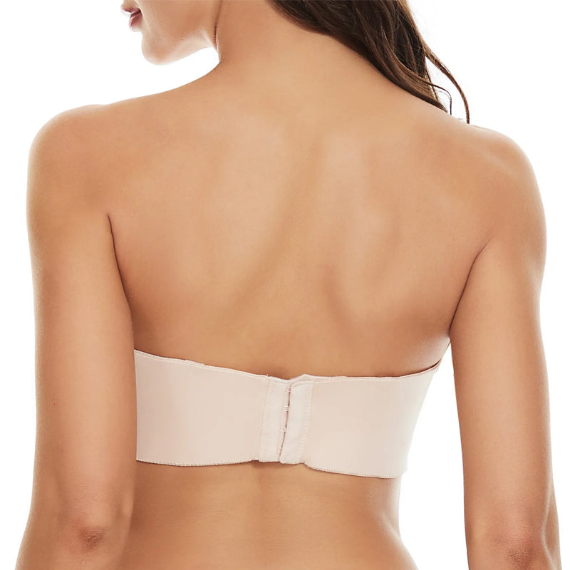 Komplet støttende skridsikker konvertibel Bandeau bh