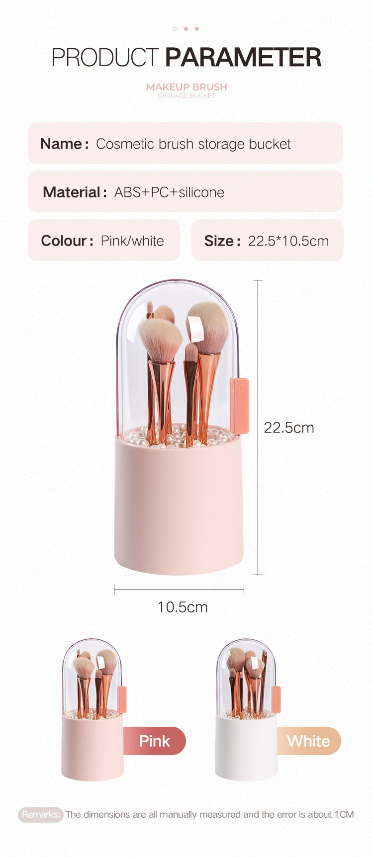 Make Up Brush opbevaringsboks