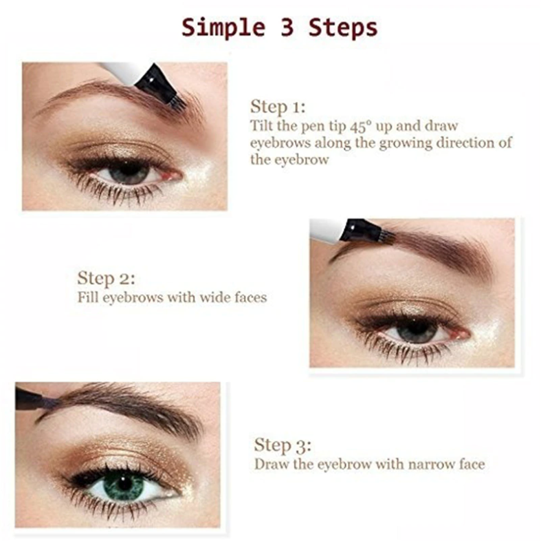 Microblading pen til øjenbryn (1 + 1 GRATIS) | Mere naturlige og fejlfri øjenbryn