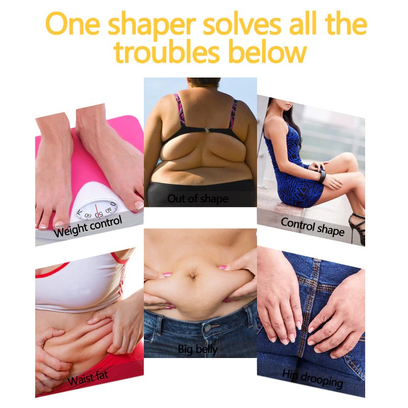 Slankende taljetræner - Butt Lifter Usynlige sømløse trusser Tummy Control Shaper Plus Size til kvinder
